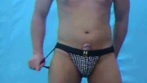 CHINESE MUSCLE man kinky underwear SHOW 03