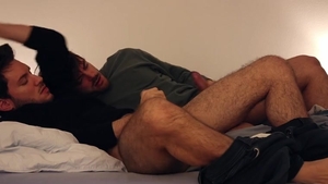 sucking And Licking My homosexual Roommate's rod And hairy Balls