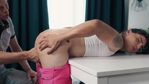 sexy Cyclist Femboy's Post Bikeride cock Ride