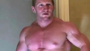 Muscles Enjoying A Shower