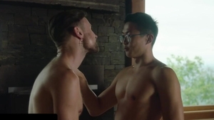 oriental lad With A large weenie plows brawny White slut