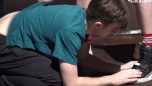 Blowing His Load in Young David's Face