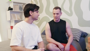 Jerk Buddies: First Anal Creampie with a New Partner