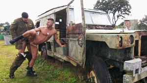 Men: Doggy Style Delight in a Deserted Landscape