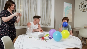 Men: Spikey Rides His Friend's Cock in Public Party Prep