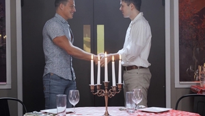 Men: Doggystyle on Table: Logan's Wild Night