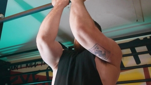 Men: Little Man Sneaks into Big Muscles' Lair