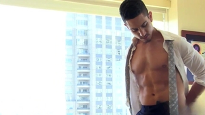 americanmusclehunks: Sneaky Solo Fun with Beau Taylor