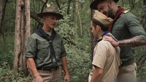 scoutboys: Threeway with Muscle Outdoor