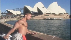 Falcon Studios: Trio Trouble Between Speedos & Sand