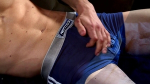 Next Door Male: Stripping Down to Underwear