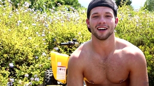 Next Door Male: Tattoos on Display During Luke's Adventure