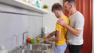 When Chopping Vegetables Turns Into A Deep D**k Ride