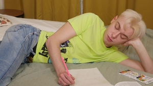 Danny Junior Takes Punishment in Ass