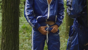 Teammates Andy & Me Get Dirty on a Hike