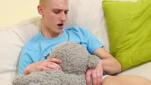 Daddy On Twink: Discipline With a Stuffed Friend