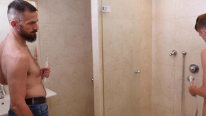 Daddy On Twink: Teaching Shower Techniques