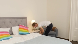 Daddy On Twink: Daddy's Curious Eye Spots It