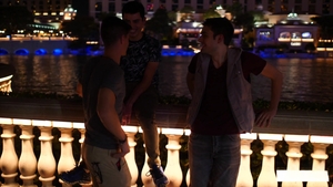 Southern Strokes: Spit-Roasting Trio: Vegas Night Turns Wild