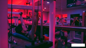 Southern Strokes: Two Tattooed Studs Unleashed at the Gym