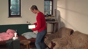 Blowing His Load for Best Bud's Gape