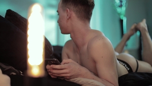 Bedside Twinks Get Busy