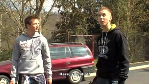 Two Young Punks Explore Empty House