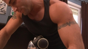 Next Door Male: Wanking Off Duty with Spencer Reed
