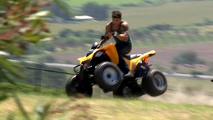 Next Door Male: Exploding Ejaculation under the Hot Sun