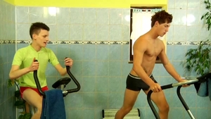 Innocent Teen Overwhelmed by Jack's Muscles