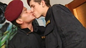 Cops Get Off on Gay Porn Mag