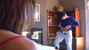 Trystan Bull: Trystan Licks and Sucks His Way In