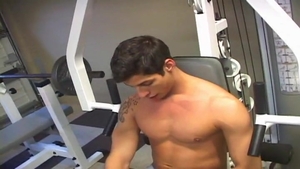 Next Door Male: Miguel Cums on the Cleanest Mirror