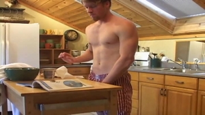 Next Door Male: Muscles Pulsing As The Cum Arrives