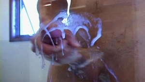 Next Door Male: Stud Surfer Strokes Solo in Shower