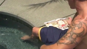 Next Door Male: Brodie Plays with Himself, Wet & Wild