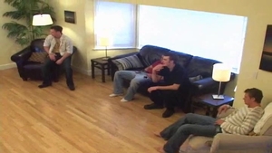 Next Door Buddies: Sneaky Samuel Stumbles onto Big Dicks