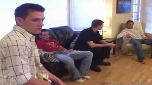 Next Door Buddies: Sneaky Samuel Stumbles onto Big Dicks