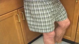 Next Door Male: College Wrestler David's Hard Nut