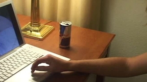 Next Door Male: Burger Joint Boy Delivers A Load