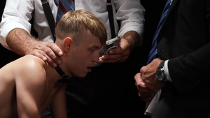 boyforsale: Trio Spit-Roasting the Younger Slave