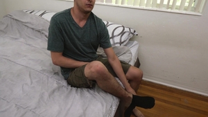 Latin Leche: Tatted Teen: Fingers and Fucks His Way
