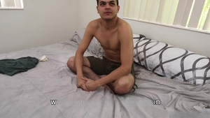 Latin Leche: Tatted Teen: Fingers and Fucks His Way