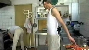 Boyz Party: Counter-top Cock Swallowing