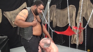 Bear Films: Daddy Bo Gets His Fill of Black Cock