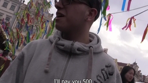 Czech Hunter: Foul play at Prague's market: A lusty afternoon