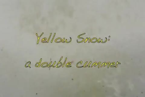 yellow snow