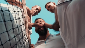 Men: Rimming & Fingering on the Court