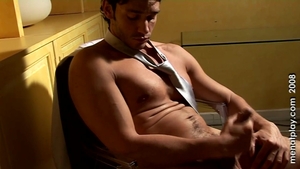 menatplay: Closeted Carlos Jerks Off
