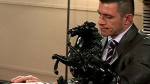 menatplay: Rob's Boardroom Stripping Tease